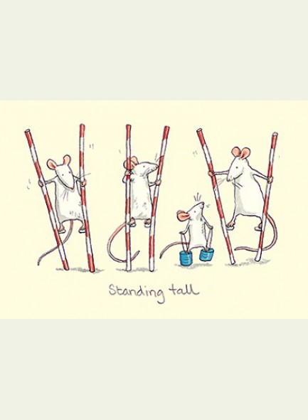 Two Bad Mice Standing Tall kaart